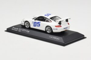 Porsche 911 997 GT3 Cup #5 Presentation 2005 Minichamps 1:43 400056400 Metāls — attēls 3 no 4