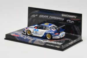 Porsche 911 997 GT3 #23 24 Hours Nurburgring 2008 Minichamps 1:43 437086823 Metāls — attēls 3 no 4