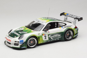 Porsche 911 997 GT3 R #2 Prospeed Competition B. Heylen / P. Lappalainen FIA GT3 2011 Minichamps 1:18 151118902 Metāls