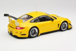 Porsche 911 997 GT3 R Street Racing Dzeltens Minichamps 1:18 151108902 Metāls — attēls 2 no 6