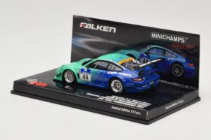 Porsche 911 997 GT3 R #44 Team Falken S. Henzler / P. Dumbreck / M. Ragginger / S. Asch 24 Hours Nurburgring 2011 Minichamps  — attēls 3 no 4