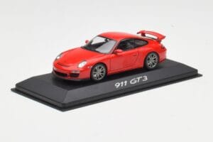 Porsche 911 997 GT3 Sarkans Minichamps 1:43 WAP02001619 Metāls — attēls 2 no 4