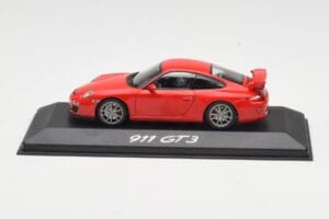 Porsche 911 997 GT3 Sarkans Minichamps 1:43 WAP02001619 Metāls