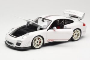 Porsche 911 997 GT3 RS 4.0 Balts Bburago 1:18 18-11036 Metāls — attēls 2 no 8