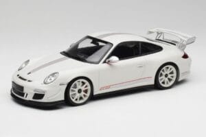 Porsche 911 997 GT3 RS 4.0 Balts Minichamps 1:18 155062221 Metāls