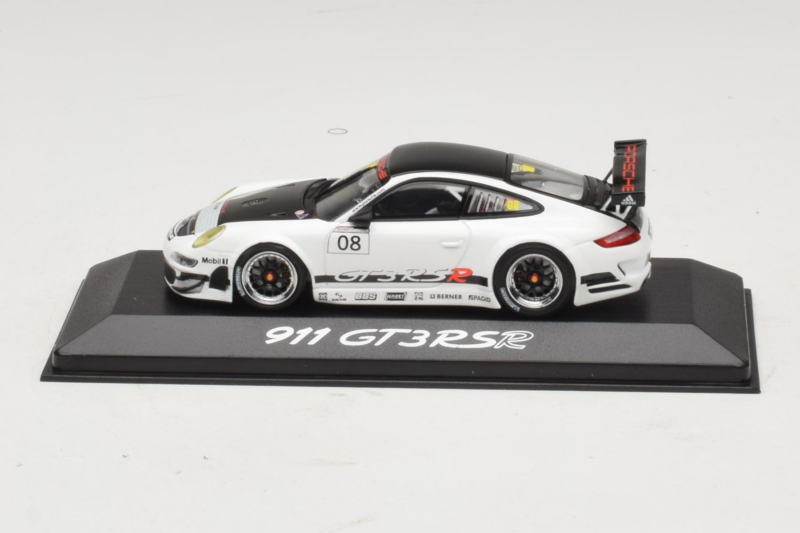 Porsche 911 997 GT3 RS #8 Balts Minichamps 1:43 WAP02003018 Metāls