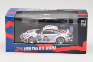 Porsche 911 997 GT3 RSR #76 IMSA Performance Matmut R. Narac / R. Lietz / P. Long 24 Hours of Le Mans 2008 Minichamps 1:43 40 — attēls 4 no 4