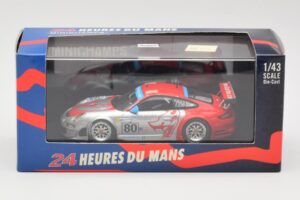 Porsche 911 997 GT3 RSR #80 Flying Lizard J. Van Overbeek / J. Bergmeister / S. Neiman 24 Hours of Le Mans 2008 Minichamps 1: — attēls 4 no 4