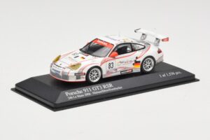 Porsche 911 997 GT3 RSR #83 Seikel Motorsport J. Nielsen / P. Ehret / P. Farnbacher 24 Hours of Le Mans 2006 Minichamps 1:43  — attēls 2 no 3