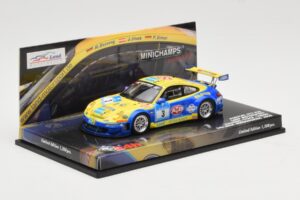 Porsche 911 997 GT3 RSR #3 24 Hours Nurburgring 2008 Minichamps 1:43 437087803 Metāls — attēls 2 no 4