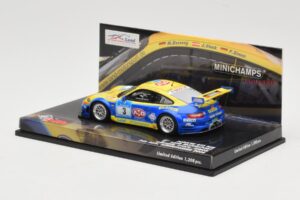 Porsche 911 997 GT3 RSR #3 24 Hours Nurburgring 2008 Minichamps 1:43 437087803 Metāls — attēls 3 no 4