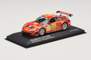 Porsche 911 997 GT3 RSR #75 O. Young / P. Hesnault 24 Hours of Le Mans 2009 Minichamps 1:43 400096975 Metāls — attēls 2 no 4