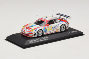 Porsche 911 997 GT3 RSR #76 R. Narac / P. Long / P. Pilet 24 Hours of Le Mans 2009 Minichamps 1:43 400096976 Metāls — attēls 2 no 3