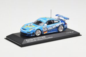 Porsche 911 997 GT3 RSR #77 Felbermayr-Proton Davidson / Henzler 24 Hours of Le Mans 2008 Minichamps 1:43 400087877 Metāls — attēls 2 no 4