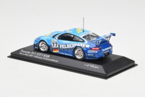 Porsche 911 997 GT3 RSR #77 Felbermayr-Proton Davidson / Henzler 24 Hours of Le Mans 2008 Minichamps 1:43 400087877 Metāls — attēls 3 no 4