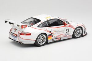 Porsche 911 997 GT3 RSR #83 Team Seikel L. Nielsen / M. Ehret / D. Farnbacher 24 Hours of Le Mans 2006 Minichamps 1:18 100066 — attēls 3 no 8