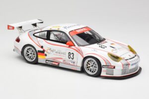 Porsche 911 997 GT3 RSR #83 Team Seikel L. Nielsen / M. Ehret / D. Farnbacher 24 Hours of Le Mans 2006 Minichamps 1:18 100066 — attēls 6 no 8