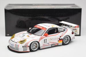Porsche 911 997 GT3 RSR #83 Team Seikel L. Nielsen / M. Ehret / D. Farnbacher 24 Hours of Le Mans 2006 Minichamps 1:18 100066 — attēls 8 no 8