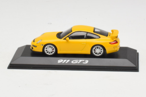 Porsche 911 997 GT3 Dzeltens Minichamps 1:43 WAP02012116 Metāls