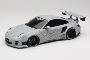 Porsche 911 997 Liberty Walk Pelēks GT Spirit 1:18 GT126 Sveķi