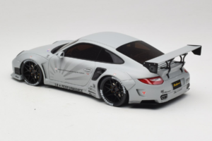 Porsche 911 997 Liberty Walk Pelēks GT Spirit 1:18 GT126 Sveķi — attēls 5 no 6