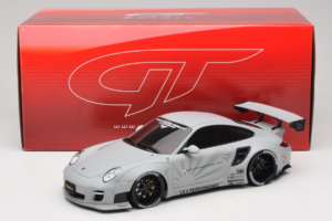 Porsche 911 997 Liberty Walk Pelēks GT Spirit 1:18 GT126 Sveķi — attēls 6 no 6