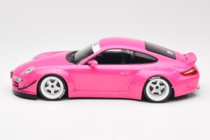 Porsche 911 997 RWB Rozā IXO 1:18 18CMC167 Metāls — attēls 3 no 5