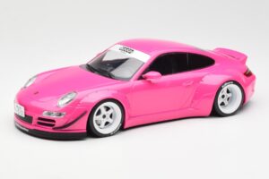 Porsche 911 997 RWB Rozā IXO 1:18 18CMC167 Metāls