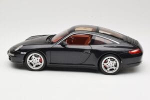 Porsche 911 997 Targa Melns Norev 1:18 187506 Metāls — attēls 4 no 8