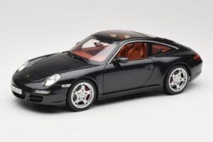 Porsche 911 997 Targa Melns Norev 1:18 187506 Metāls
