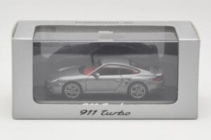 Porsche 911 997 Turbo Anthracite Grey Minichamps 1:43 WAP0200010A Metāls — attēls 4 no 4