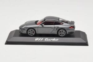 Porsche 911 997 Turbo Anthracite Grey Minichamps 1:43 WAP0200010A Metāls
