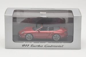 Porsche 911 997 Turbo Kabriolets Sarkans Minichamps 1:43 WAP0200130A Metāls — attēls 4 no 4