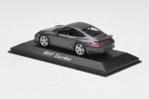 Porsche 911 997 Turbo Grey Metallic Minichamps 1:43 WAP02013116 Metāls — attēls 3 no 4