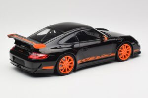 Porsche 911 997.1 GT3 RS Melns Minichamps 1:18 155062121 Metāls — attēls 2 no 6