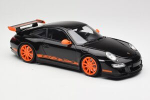 Porsche 911 997.1 GT3 RS Melns Minichamps 1:18 155062121 Metāls — attēls 4 no 6