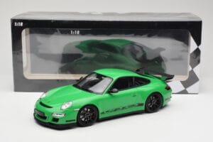 Porsche 911 997.1 GT3 RS Zaļš Minichamps 1:18 155062124 Metāls — attēls 6 no 6