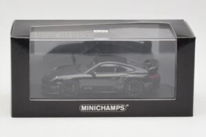 Porsche 911 997.2 GT2 RS Melns ar Melniem Diskiem Minichamps 1:43 400069404 Metāls — attēls 4 no 4
