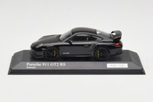 Porsche 911 997.2 GT2 RS Melns ar Melniem Diskiem Minichamps 1:43 400069404 Metāls