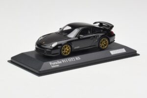 Porsche 911 997.2 GT2 RS Melns ar Zelta Diskiem Minichamps 1:43 400069402 Metāls — attēls 2 no 4