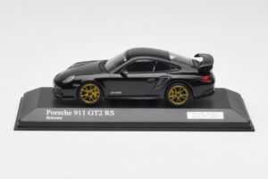 Porsche 911 997.2 GT2 RS Melns ar Zelta Diskiem Minichamps 1:43 400069402 Metāls