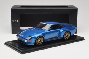 Porsche 911 930 Almeras Biturbo 3.3 Zils Kess 1:18 KE18005A Sveķi — attēls 6 no 6