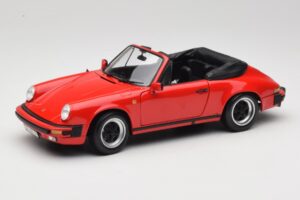 Porsche 911 SC Kabriolets Sarkans Minichamps 1:18 100063030 Metāls