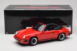 Porsche 911 SC Kabriolets Sarkans Minichamps 1:18 100063030 Metāls — attēls 8 no 8