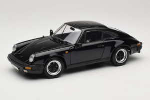 Porsche 911 Carrera 3.2 Melns Minichamps 1:18 100063060-R1 Metāls