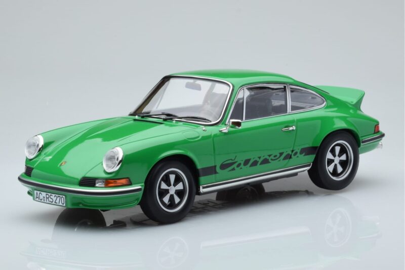 Porsche 911 Carrera RS 2.7 Zaļš Norev 1:18 187680 Metāls