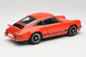 Porsche 911 Carrera RS 2.7 Oranžs & Melnas Svītras AUTOart 1:18 78054 Metāls — attēls 3 no 8