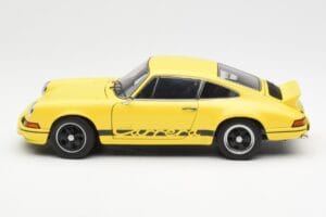 Porsche 911 Carrera RS 2.7 Dzeltens AUTOart 1:18 78053 Metāls — attēls 4 no 8