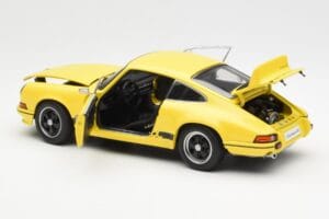 Porsche 911 Carrera RS 2.7 Dzeltens AUTOart 1:18 78053 Metāls — attēls 5 no 8