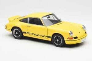 Porsche 911 Carrera RS 2.7 Dzeltens AUTOart 1:18 78053 Metāls — attēls 6 no 8